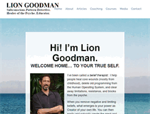 Tablet Screenshot of liongoodman.com